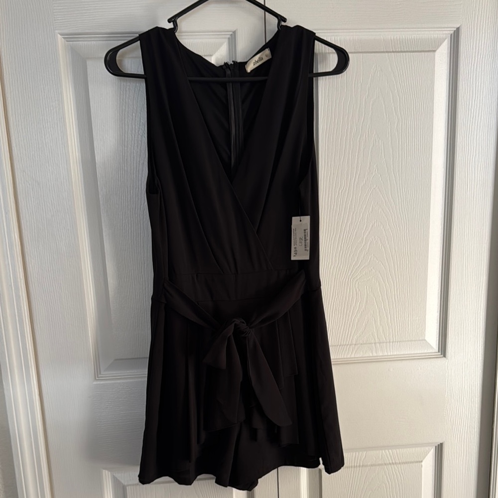 Black Sleeveless Jumpsuit